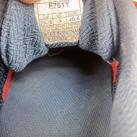 Asics gel resolution 7 | size 9.0 sneakers papaya / white / blue - Picture 11 of 11